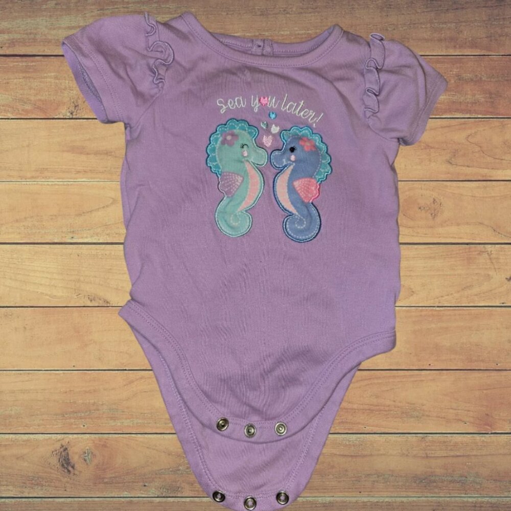 Garanimals Sea Horse One Piece 3-6M